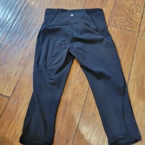 Lululomon Black Leggings Size 6